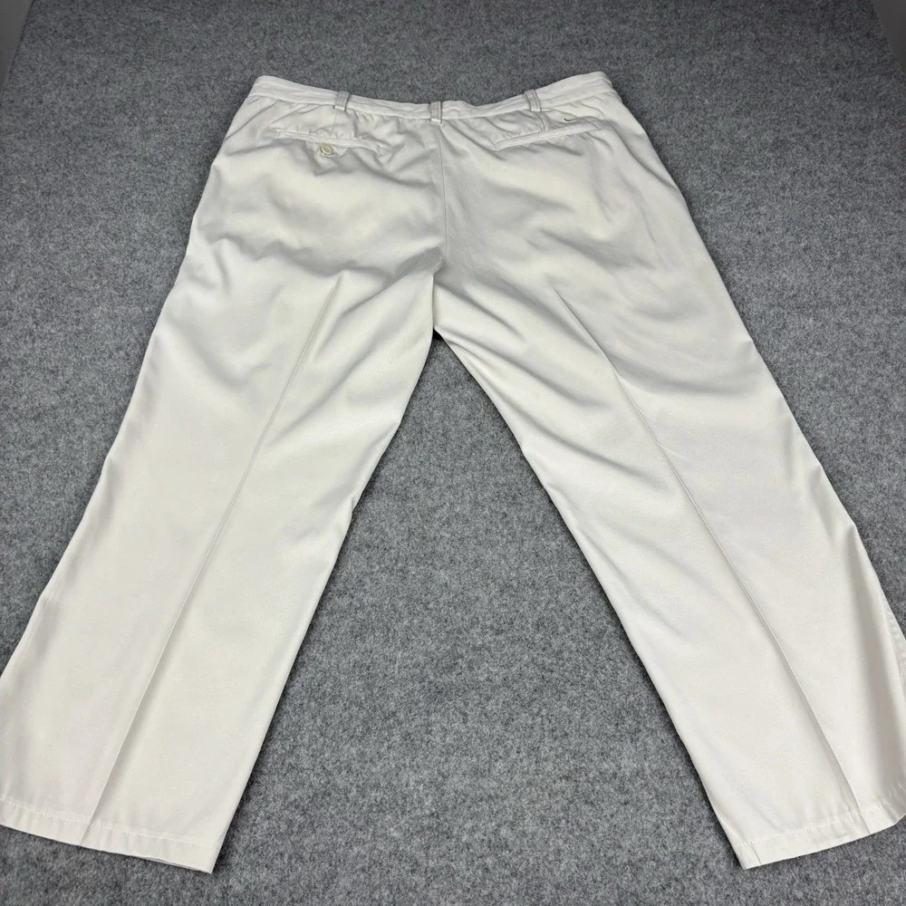 Nike Dri Fit Golf Pants Mens 40x30 (Fits 40x28) Light Khaki Athletic Chino EUC